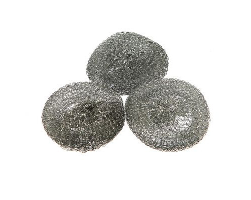 Губка для посуды металлическая (3шт/уп)