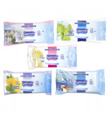 Салфетки влажные 15шт в ассортименте