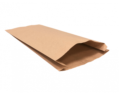 Пакет бумажный 250*140*60 крафт б/п (уп1500шт)