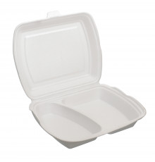 Ланч-бокс 82 LB (тп В) М 2 секц Белый 1 замок ЮУП