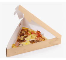 Коробка для пиццы треугол ECO PIE 220*200*40мм крафт