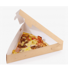 Коробка для пиццы треугол ECO PIE 220*200*40мм крафт