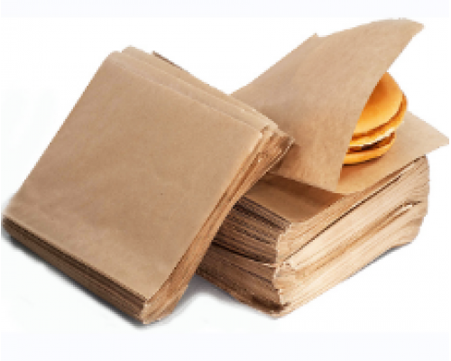 Пакет бумажный уголок 140*145*30 SANDWICH BAG M (уп 2000)