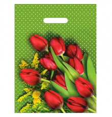 Пакет с вырубной ручкой 30*40 35мкм В АССОРТИМЕНТЕ (50/1000) ИнтерПак