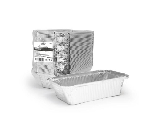 Контейнер алюминиевый с крышкой 201*118*45 685мл