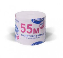 Бумага туалетная Главная бумага 55м без втулки (уп 40)