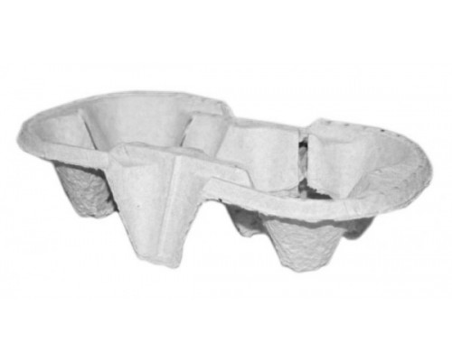 Держатель для 2-х стаканов 193*108*42мм серый (уп 150)