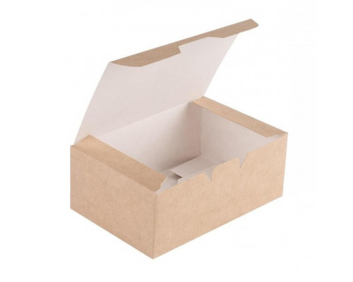 Коробка ECO FAST FOOD BOX L 150*91*70мм (уп25/кор500) крафт
