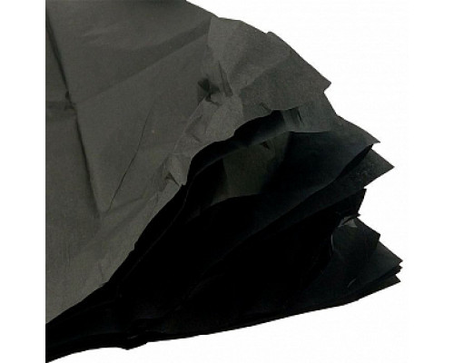Бумага тишью 50*66см черный 10шт