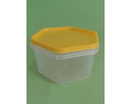 Банка 0,4л сота желтая крышка (уп 210)