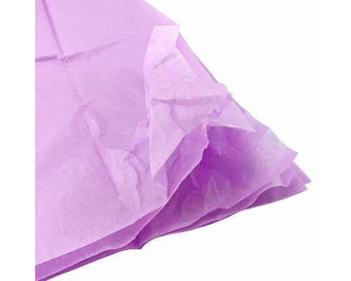Бумага тишью 50*66см сиреневый 10шт