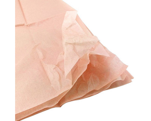 Бумага тишью 50*66см персиковый 10шт