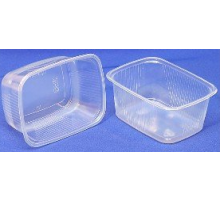 Контейнер У-Ю прям 200мл ДНО+КРЫШКА 108*82*40 (100/1000)