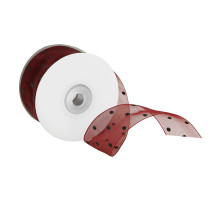 Лента декоративная органза 25мм 25м в ассортименте