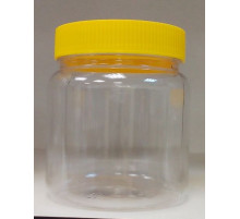 Банка 0,5л желтая крышка (уп 210)