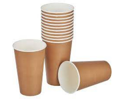 Стакан бумажный 450мл D90 крафт