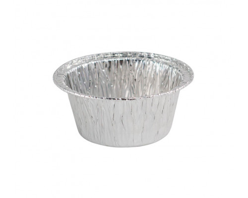 Контейнер алюминиевый ДНО 86*55 h35 130мл круглый для маффинов