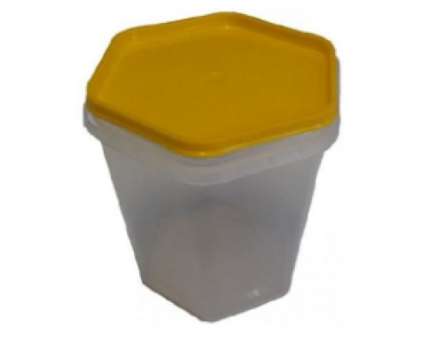 Банка 0,75л сота желтая крышка (уп 140)