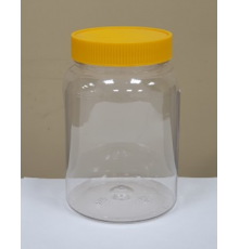 Банка 1л желтая крышка (82мм)