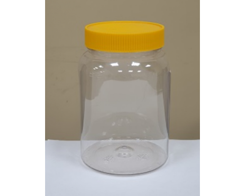 Банка 1л желтая крышка (82мм)