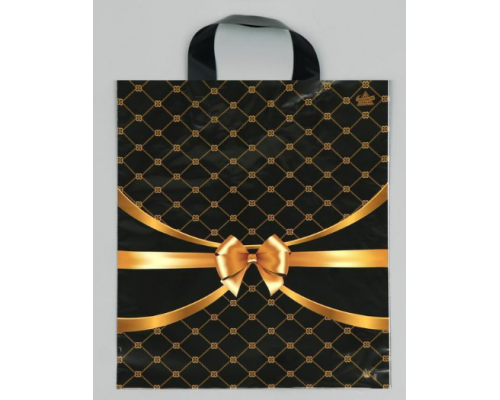 Пакет ПЭ с петлевой ручкой 28*35 55мкм В АССОРТИМЕНТЕ