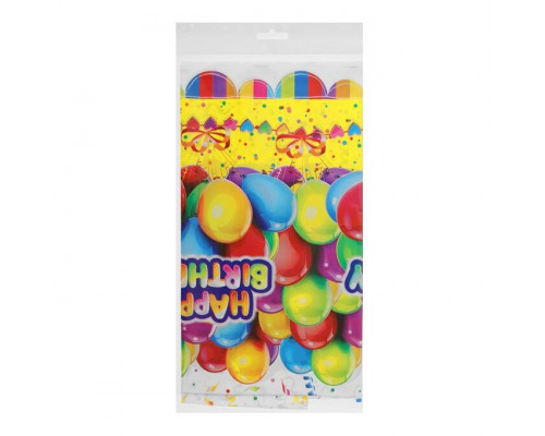 Скатерть 120*180см 35мкм ПВД в ассортименте