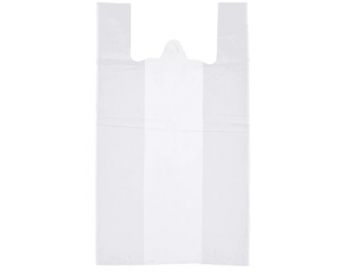 Майка ПНД 30+16*50 18мкм НУЛЕВКА белый уп 100шт (пак 1000) Союз-пакет