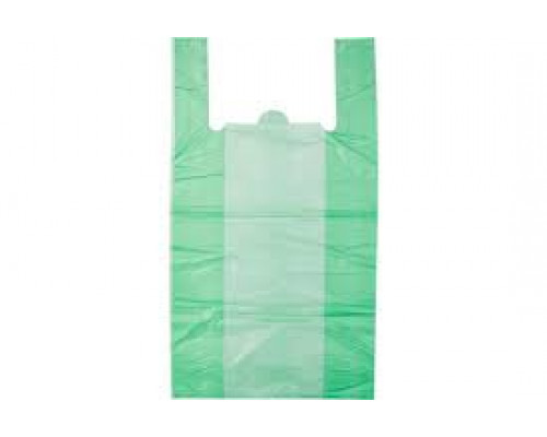 Майка ПНД 30+16*50 18мкм НУЛЕВКА зеленый уп 100шт (пак 1000) Союз-пакет