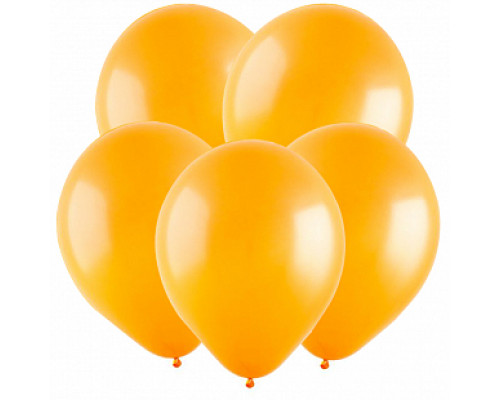 Шар латексный 12"/30см пастель оранжевые ВЕСЕЛУХА (уп 100шт)