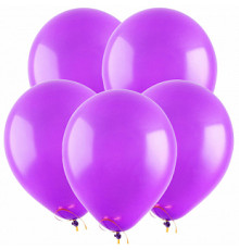 Шар латексный 12"/30см пастель фиолетовые ВЕСЕЛУХА (уп 100шт)