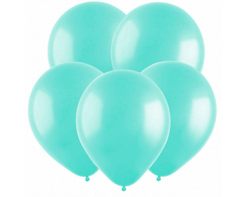 Шар латексный 12"/30см пастель морская волна ВЕСЕЛУХА (уп 100шт)
