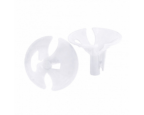Зажим для шарика универсальный белый (уп100)