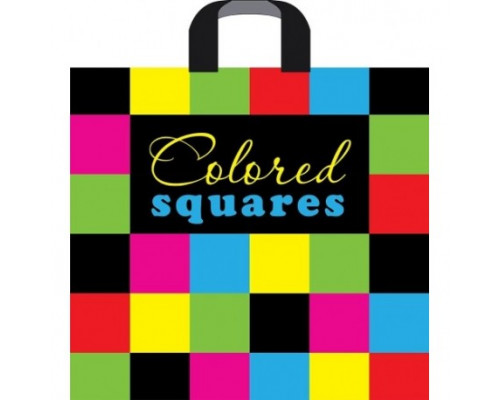 Пакет ПЭ с петлевой ручкой 40*36 100мкм В АССОРТИМЕНТЕ