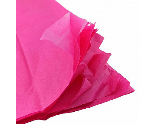 Бумага тишью 50*66см фуксия 10шт