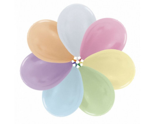 Шар латексный МЕТАЛЛ 12"/30см АССОРТИ (уп 50шт) DECOBAL