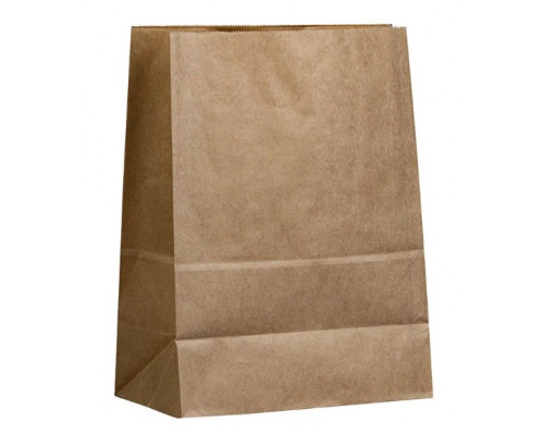 Пакет бумажный с квадр.дном 340*260*150 крафт М (25/300)