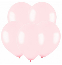 Шар латексный 12"/30см пастель нежно-розовые ВЕСЕЛУХА (уп 100шт)