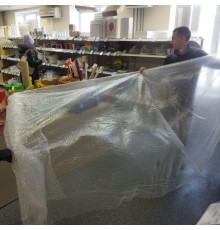 Пленка ВП. Воздушно-пузырчатая пленка 2-х слойная 1500мм 100м 2сл 35гр СТАНДАРТ (метраж)