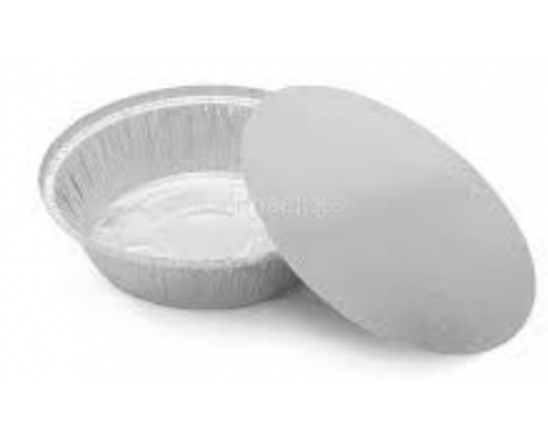 Контейнер алюминиевый с крышкой круглый 205*167 1405мл