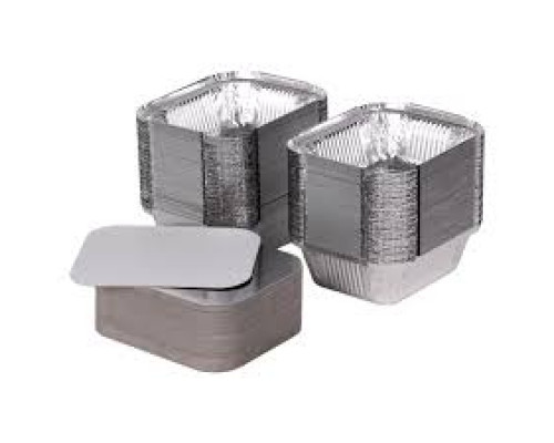 Контейнер алюминиевый с крышкой 218x156 h38 880мл