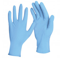 Перчатки нитриловые неопудренные голубой XL (уп 100шт)