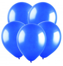 Шар латексный 12"/30см пастель синие ВЕСЕЛУХА (уп 100шт)
