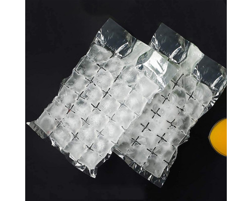 Пакеты для льда 192 кубика 250*300мм с клапаном