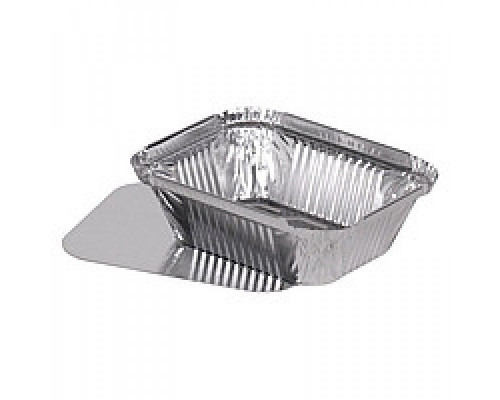 Контейнер алюминиевый с крышкой 262x189 h55 1900 мл