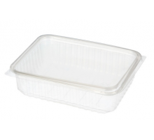 Контейнер прям 500мл ДНО + КРЫШКА 186*132*35 (100/1000) CLP