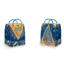 Коробка НГ Рождественская 146*97*201 800гр (уп150)