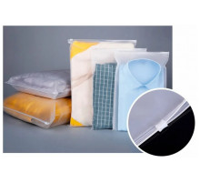 Пакеты матовые 350*400 60/70мкм с слайд защелкой (бегунком)