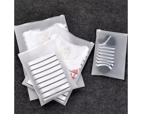 Пакеты матовые 500*700 60/70мкм с слайд защелкой (бегунком)