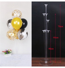 Стойка для шаров на акриловой основе в упаковке 7 трубочек