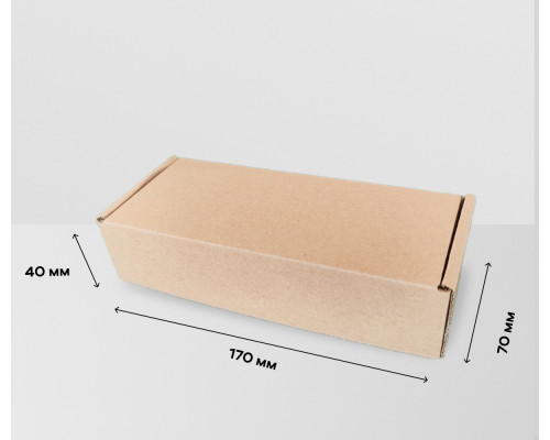 Коробка картонная самосборная 170*70*40мм СП ЧЛБ УФА НСК